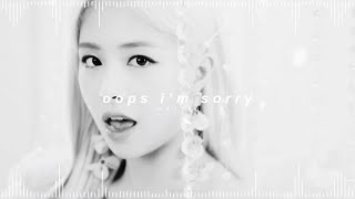 April - Oops Im Sorry 𝘀𝗹𝗼𝘄𝗲𝗱 𝗿𝗲𝘃𝗲𝗿𝗯