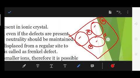 crystal imperfections - point defects