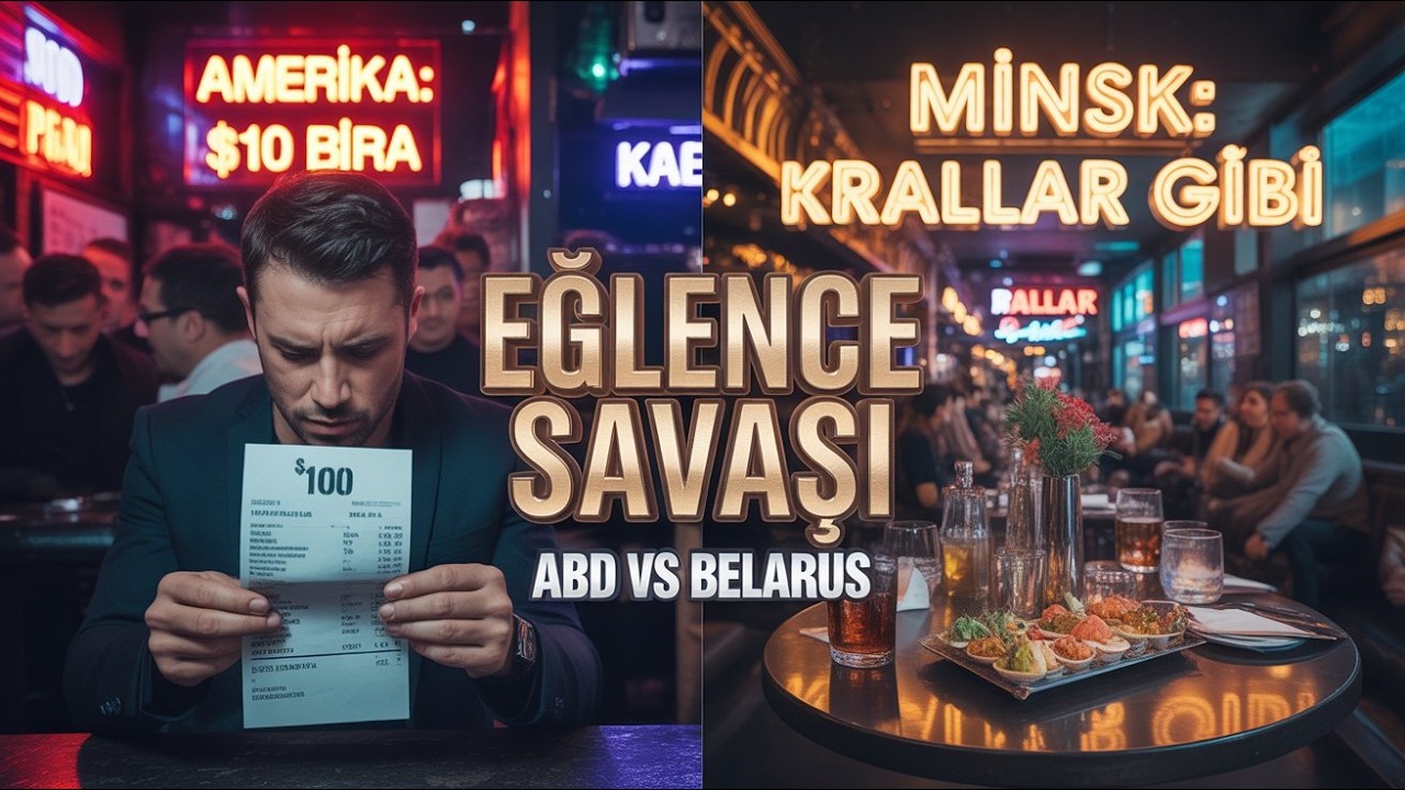 AMERİKA’DA BİR BİRA $10 VS. MİNSK’TE KRALLAR GİBİ EĞLENMEK! 🥂 Gece Hayatı Nerede Ucuz?