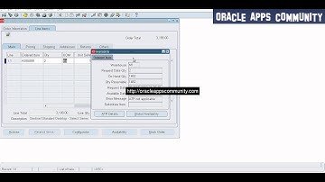 Enter Sales Order - Oracle Order Management