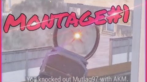 Montage#1| Pubg Mobile | IPhone 8 Plus | Aqib gaming Yt