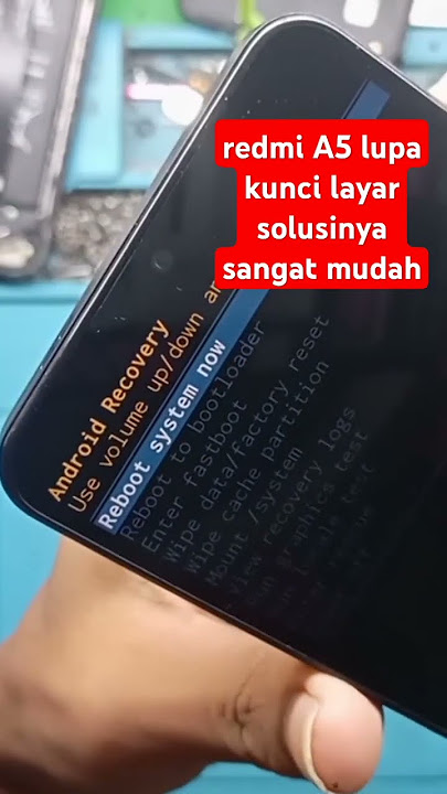 REDMI A5 LUPA KUNCI LAYAR #hardresetredmi#solusiredmia5#lupasandi#lupapola