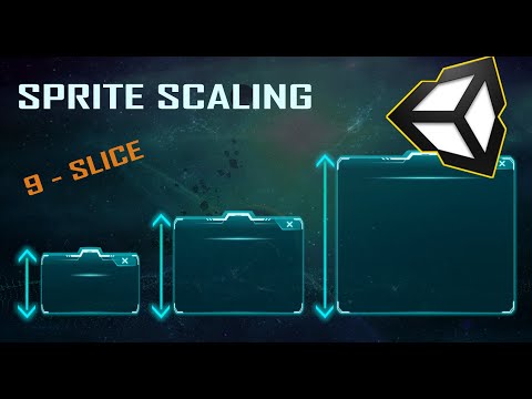 Unity Sprite Scaling For Beginners - 9 Slice Tricks