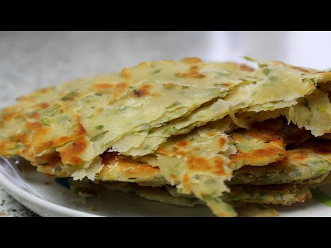 Video: Come Fare Le Tortillas Cinesi Magre Di Cipolla Verde