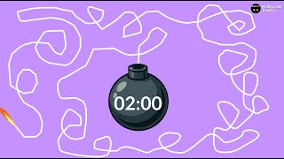 ⏱️ 2-Minute Countdown Timer with Bomb Explosion 💥