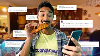 Visiting Restaurants Recommended on Reddit