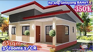 350K/Budget ito Ang Ginayang Bahay 9x7m 3/rooms 1/CR Magaling Na Mangagawa ito