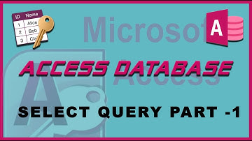 Create SELECT Query using Microsoft Access in Tamil Part -1