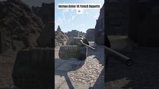 German Armor VS French Baguette 💀 #warthunder #gaming #warthundermeme