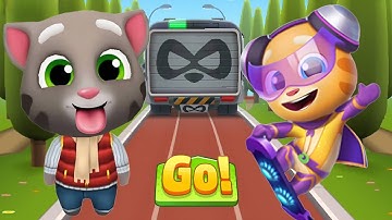 Talking Tom Gold Run vs Talking Tom Hero Dash Final Boss - Rockstar Ginger X Frosty Tom - Tom Hits 🔥