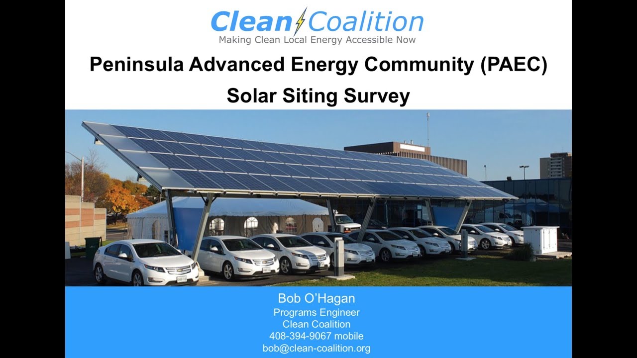 How Solar Siting Surveys identify the potential for local solar generation [WEBINAR] - 2/27/18