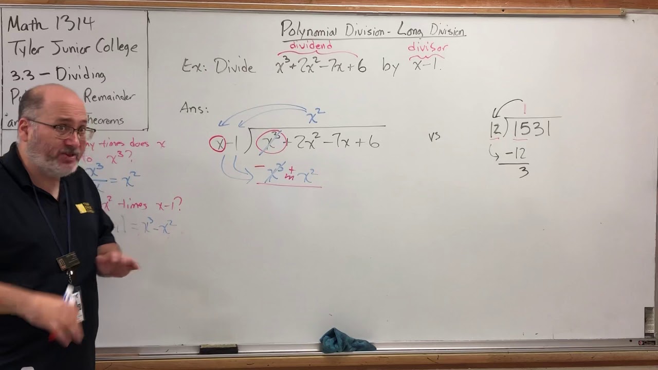 3.3.2 Dividing Polynomials; Remainder and Factor Theorems – Long ...