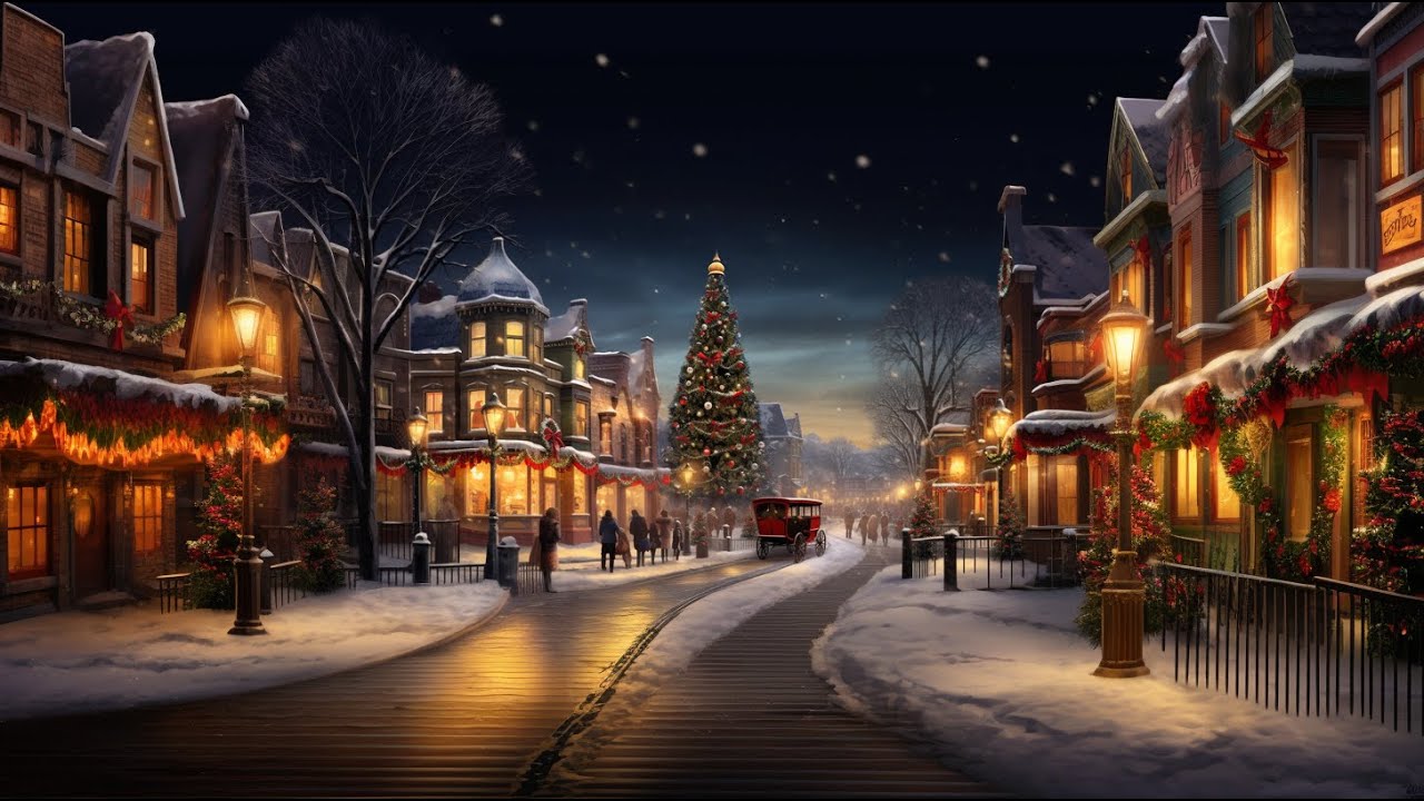 Christmas Town Music Ambience - YouTube