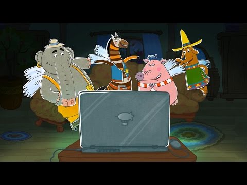 Летающие звери - Смотри мультфильмы - Помогай детям 13+
