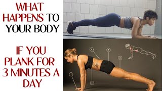 See What happens to your Body if you Plank for 3 mins. Don't Skip this...