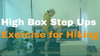 High Box Step Ups [Exercises for Hiking]