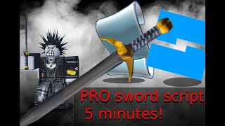 Sword Script tutorial, Roblox Studio