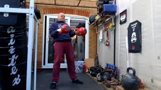 Double 32 kg kettlebell clean