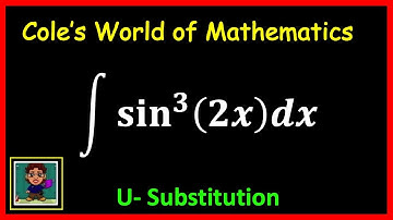 Integral of sin^3(2x) ❖ Calculus ❖ Trig Integral ❖ U-Substitution