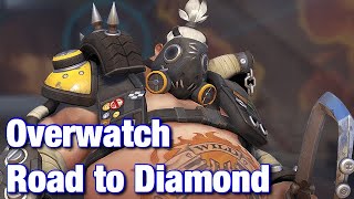 Ranked Roadhog: Road to Diamond #2 - Overwatch Gameplay