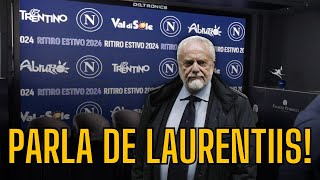 De Laurentiis in conferenza stampa! Guardate la diretta