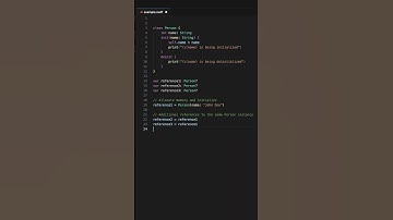 Automatic Reference Counting #programming #swift