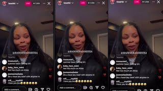Tesehki CLAPS BACK at Sister Terrine for Exposing Chrisean Rock’s Birth Secret On Infected Canal🤯