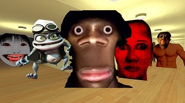 POV HI MY NAME IS AUUGHH SELENE DALGADO OBUNGA AND CRAZY FROG #garrysmod100k  #Nextbots