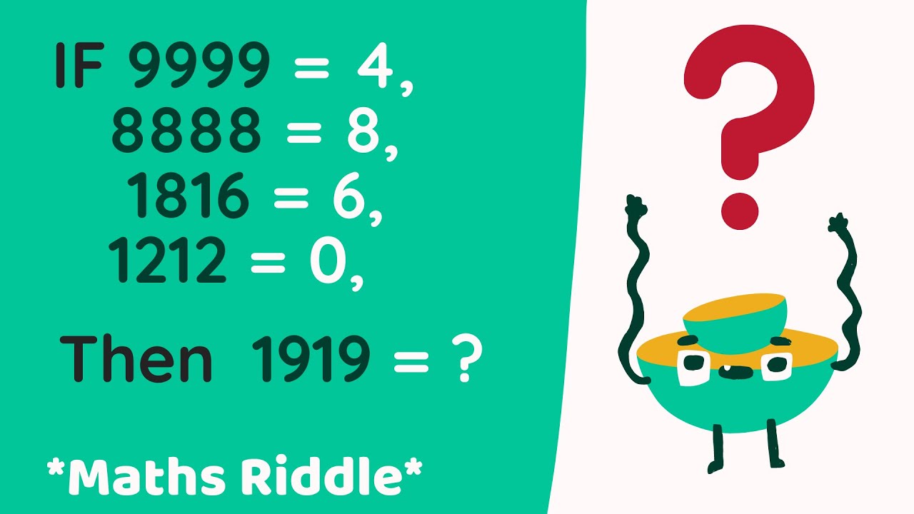 Mathematical Riddle | Brain Puzzle | Riddle 3