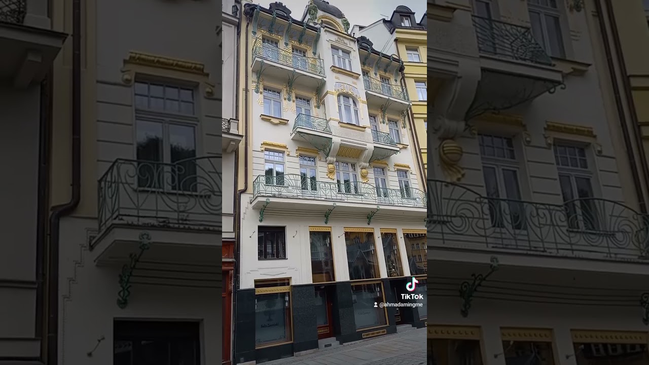 Architecture in Karlovy Vary Czech Republic