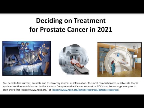 Treatment decisions for prostate cancer in 2021.