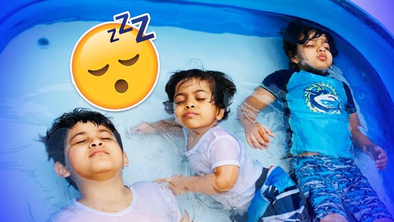 حمودي وحمود وفراج ناموا بالمسبح😱😱