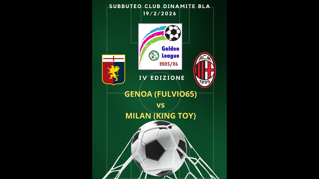 Genoa (Fulvio65) - Milan (King Toy)
