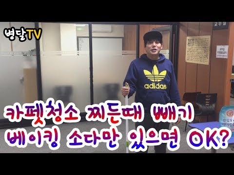 [병달TV] 카펫 청소하기 베이킹소다만 있으면 OK?