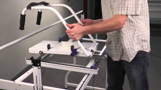 SureStitch Assembly single wheel-track quilting frame