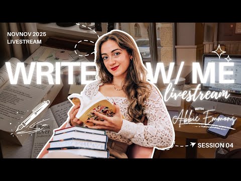 Write With Me Livestream ✨✏️  #novnov2025