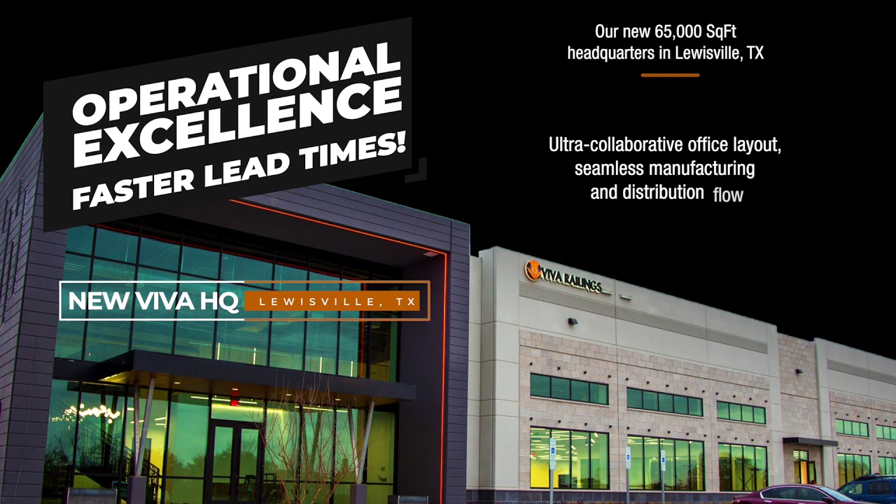 Faster Lead Times at VIVA Railings