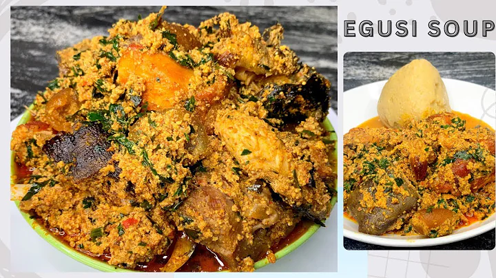 HOW TO COOK LUMPY EGUSI SOUP WITH THE FRYING METHOD || THE BEST NIGERIAN EGUSI SOUP RECIPE.