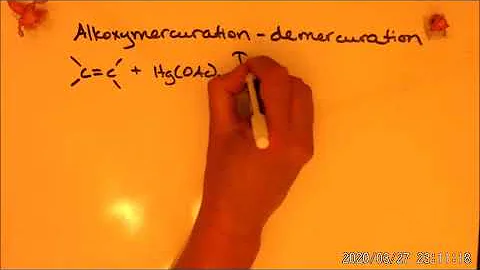 HgOAc examples alkoxymercuration