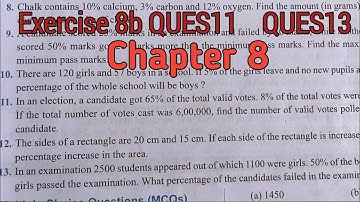 Composite maths sk Gupta| class 8 math chapter 8 exercise 8b