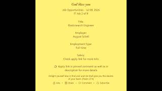 Daily IT Jobs Opportunities S 2026-07-08