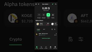 Procédure de dépôt dans Trust Wallet
