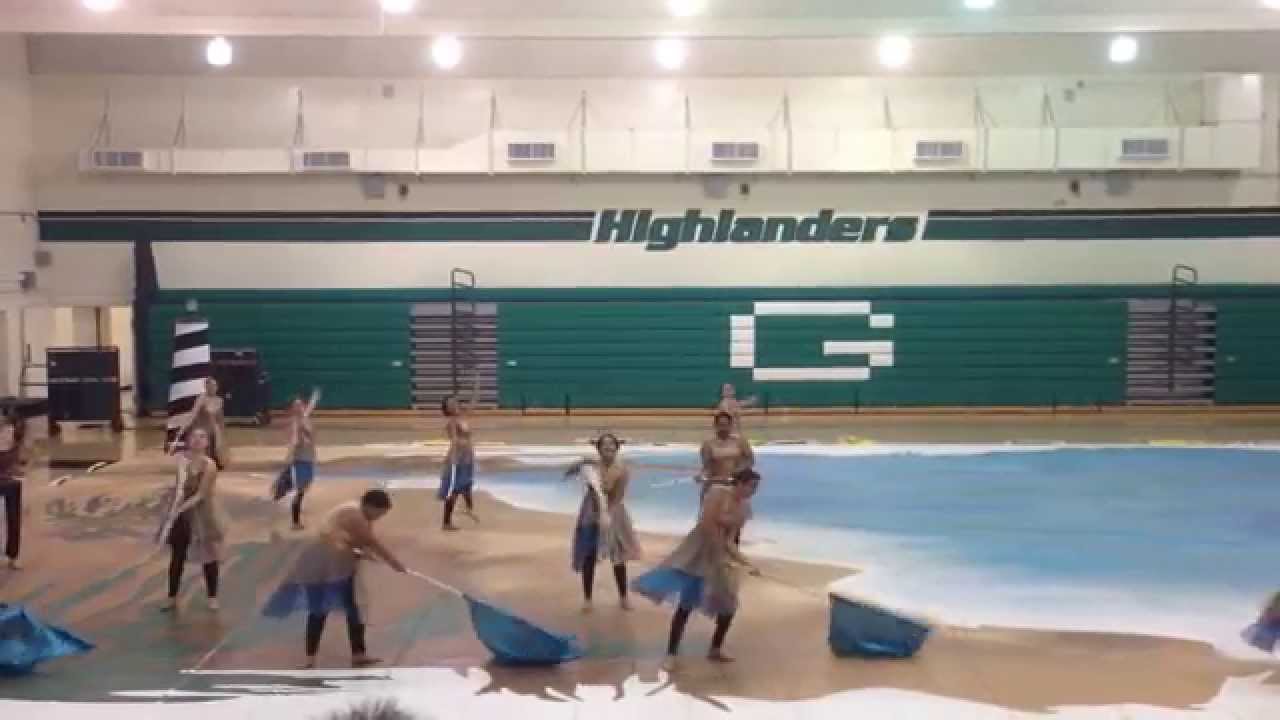 Granada Hills Charter high Varsity Winterguard 2015 - YouTube