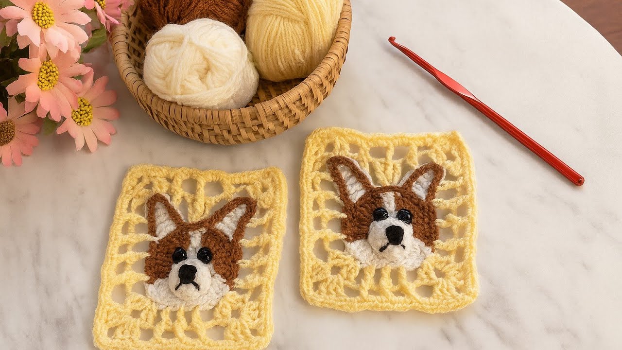 آموزش مینی  موتیف سگ| بافت ترند و جدید