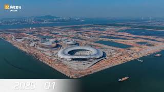 ZHA Greater Bay Area Sports Centre Construction Video by CRLand