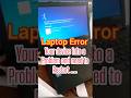 laptop error your device into a problem and need to restart #sort #sorts #laptop