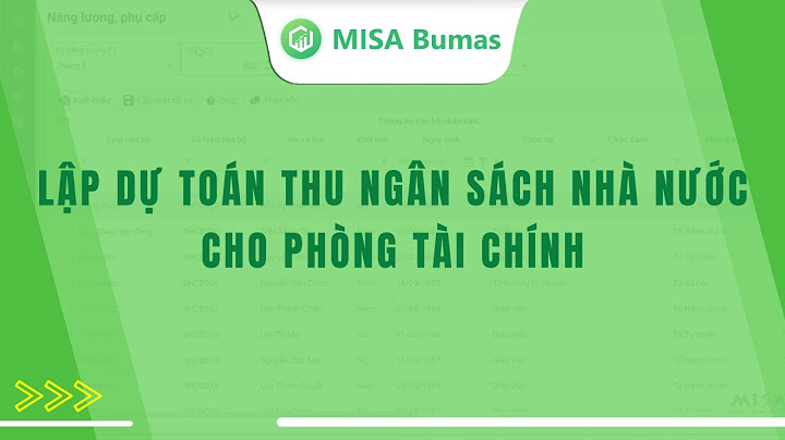 Các phương pháp lập dự toán ngân sách nhà nước