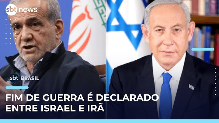 Irã e Israel declaram fim de guerra após anúncio de cessar-fogo por Trump | #SBTBrasil