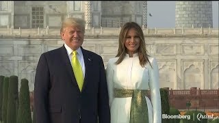 Trumps Visit The Taj Mahal