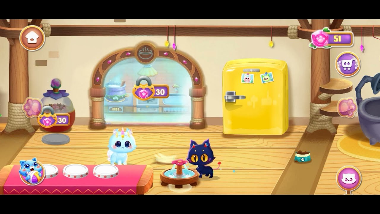 kitty world. cute baby cat  game,💞💞💗💗